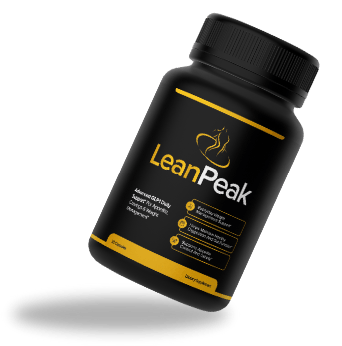 LeanPeak natural weight loss supplement designed to support fat burner naturally